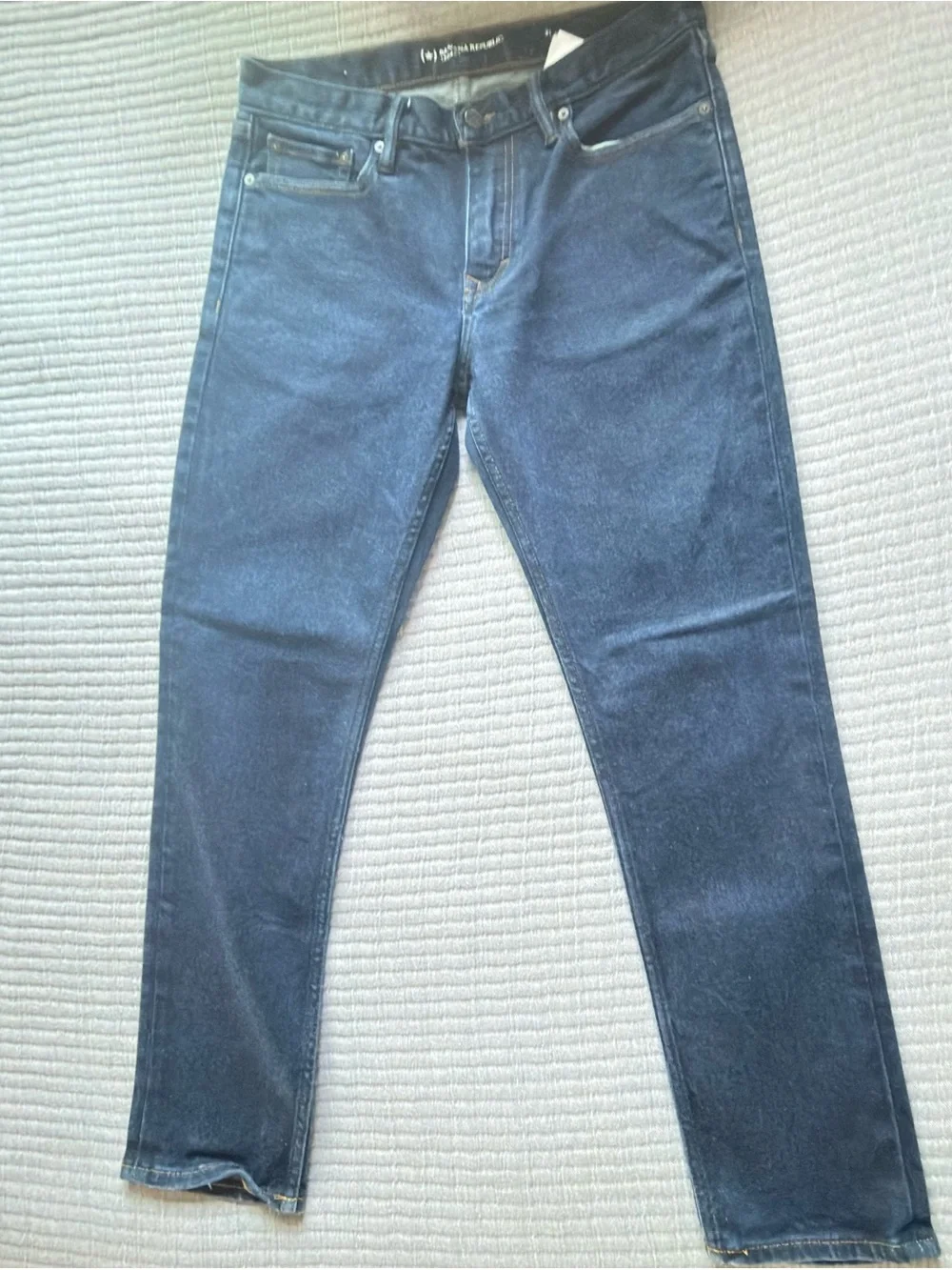 Banana Republic Men's Slim Jeans in Dark Blue Denim
